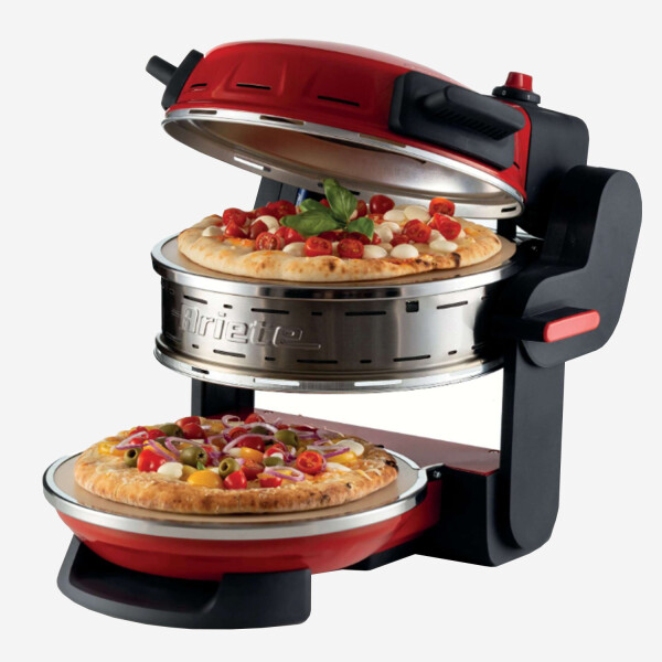 Horno De Pizza Doble Ariete 0927 En 4' Minutos PIZZERIA ARIETE DOBLE ROSSO 1460050