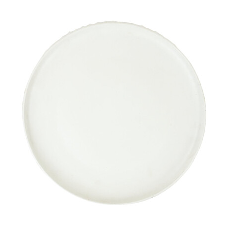 Fuente de ceramica redona labrada Fuente de ceramica redona labrada