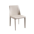 Silla De Comedor Ecocuero 100% Tapizada Beige