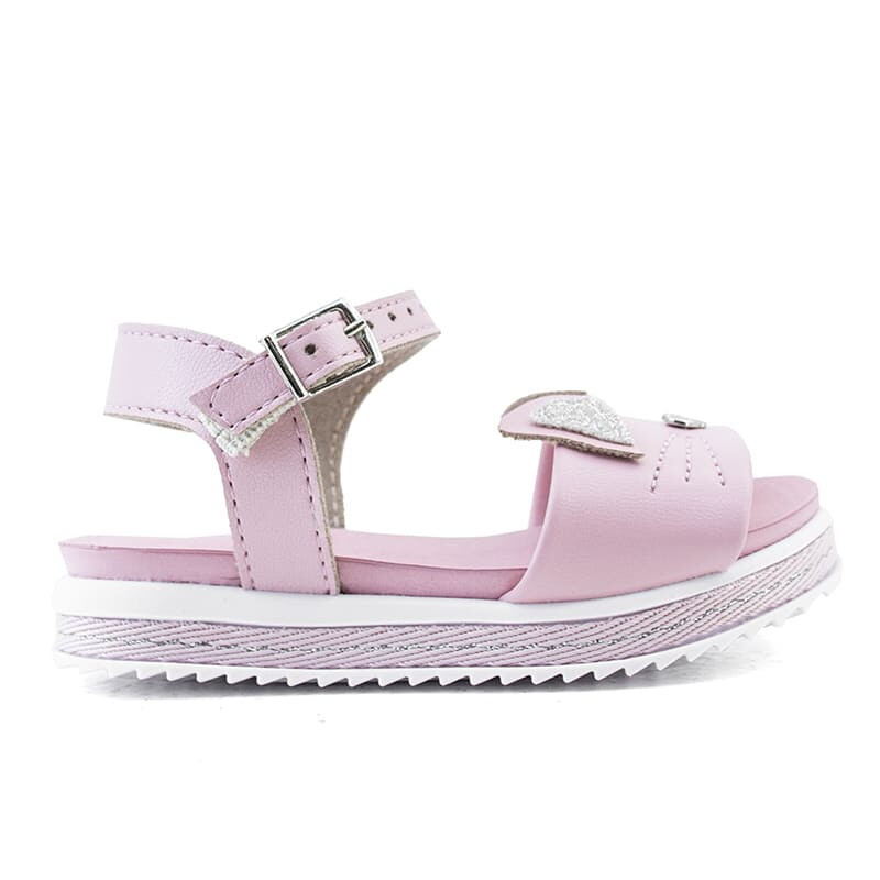 Sandalia Molekinha Casual de Niños - 2724.215-14996 Rosado-plata