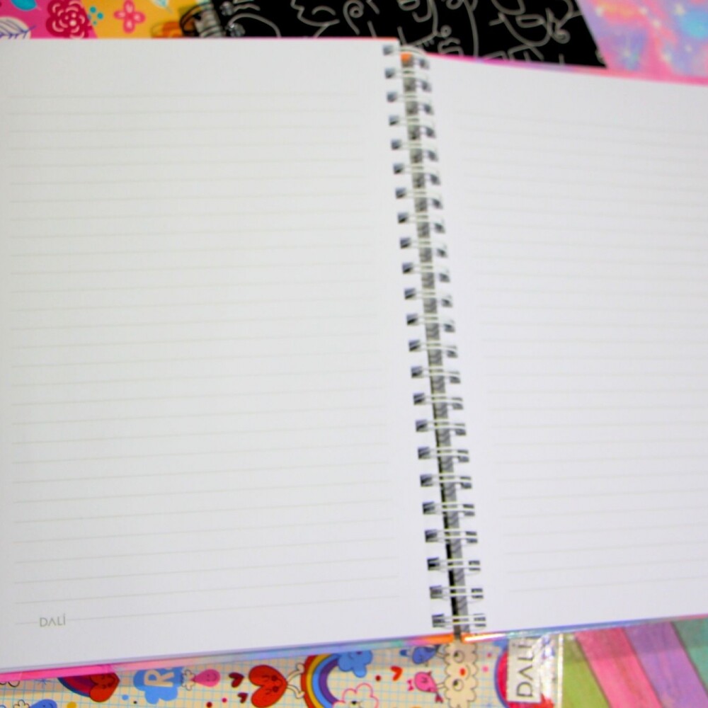 CUADERNOLA DALÍ 150 HOJAS STD TAPA ARCOIRIS Y NUBES