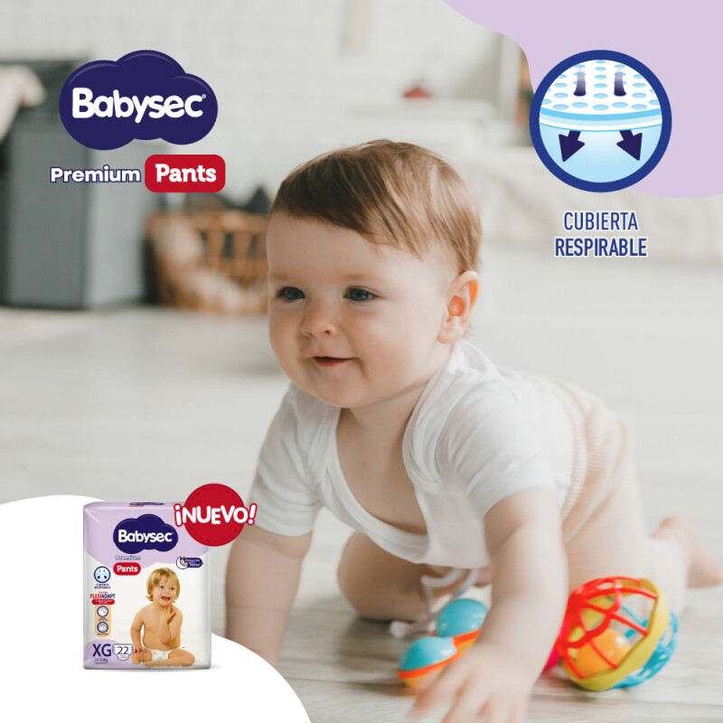 Pañales Babysec Pants Premium Talle Xg 22 Uds. Pañales Babysec Pants Premium Talle Xg 22 Uds.