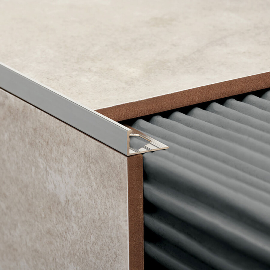 Varilla en L Cromado Mate 2.5 mm x 12 mm x 2.5m Varilla en L Cromado Mate 2.5 mm x 12 mm x 2.5m