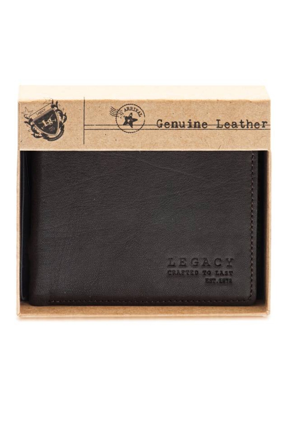 BILLETERA DE CUERO Marron