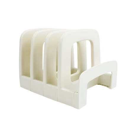 Rack plastico para platos 4 divisiones Rack plastico para platos 4 divisiones
