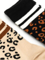 Medias Crew Rombos, Pack X 3 Color Unico