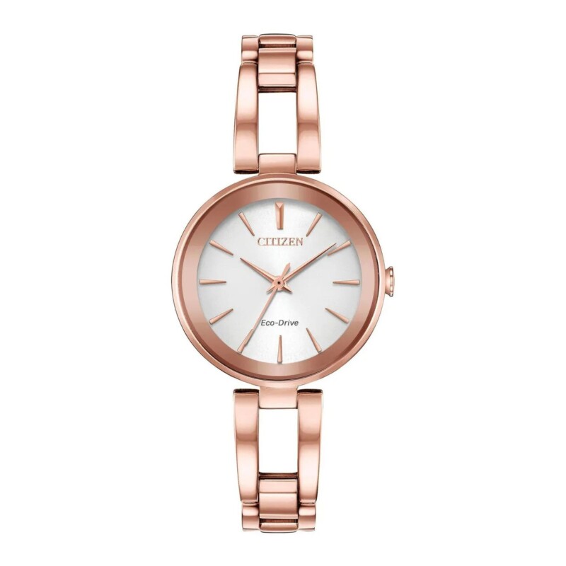 Reloj Citizen Eco-Drive EM0639-81A para mujer en acero Rosé