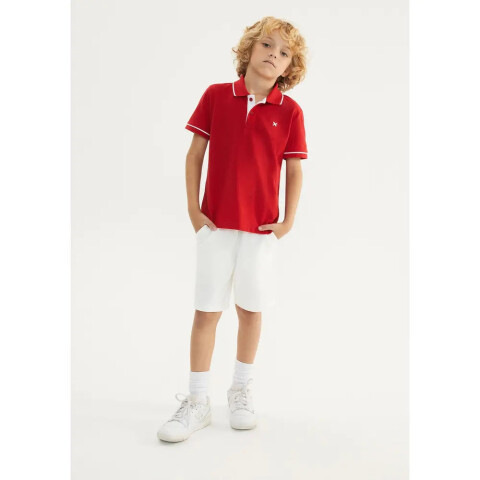 CAMISA POLO MM MASC VERMELHO ESCURO