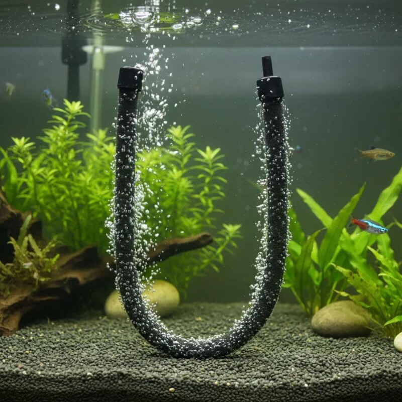 CORTINA DE BURBUJA PARA ACUARIO 75 CM CORTINA DE BURBUJA PARA ACUARIO 75 CM