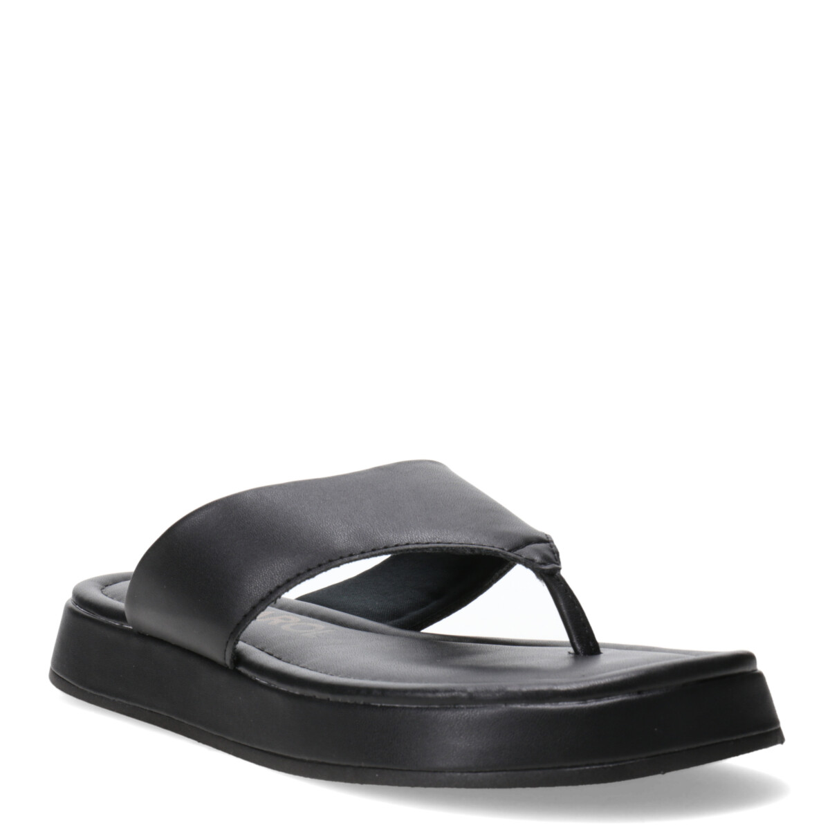 Sandalia de Mujer Miss Carol PLATS estilo chancla MissCarol - Negro 