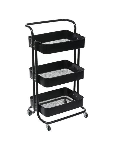 CARRO ORGANIZADOR 3 NIVELES NEGRO