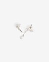 Aros Pasantes Cubic zirconia Aros Pasantes Cubic Zirconia - Plateado
