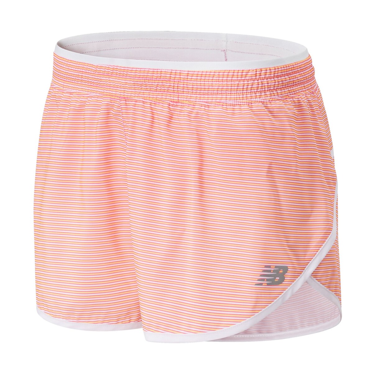 Short New Balance de Dama - ACCELERATE SHORT 2.5 -WS01207PKW - PINK/WHITE 