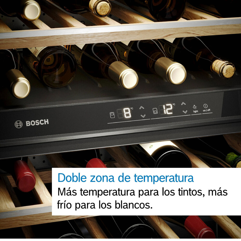 KUW21AHG0 44-BOTELLAS NEGRO ENFRIADORA DE VINO BOSCH