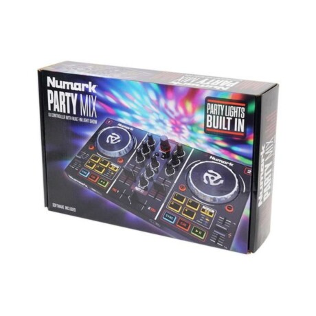 Controlador Bandeja De Dj Numark Party Mix Con Efectos Led Negro