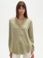 Blusa Siliqua Verde Palido