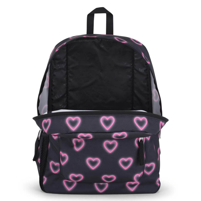 Mochila Cross Town - Unisex Happy Hearts Black