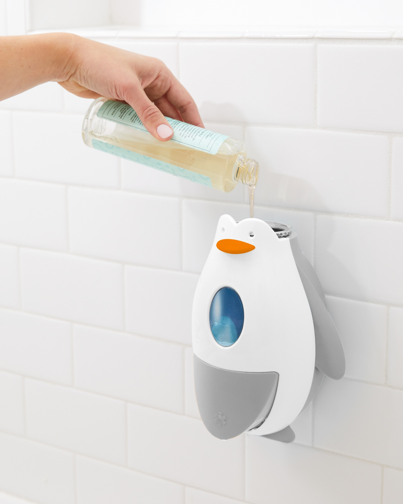 Dispensador de jabón, diseño pingüino Dispensador de jabón, diseño pingüino