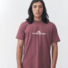 Remera Quiksilver Logo Rosa Viejo