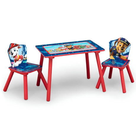 Set juego de mesa y organizador Paw Patrol Azul
