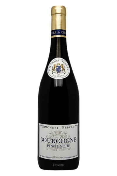 Vino SIMONNET FEBVRE Bourgogne Pinot Noir 750ml. Vino SIMONNET FEBVRE Bourgogne Pinot Noir 750ml.
