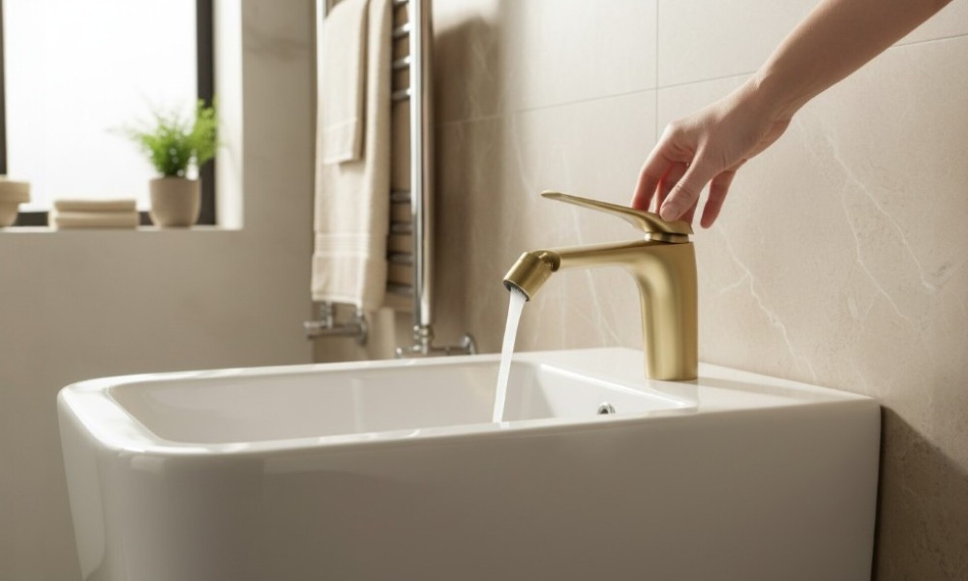 Griferia Bidet Baño B050 05 43 1 Dorado 