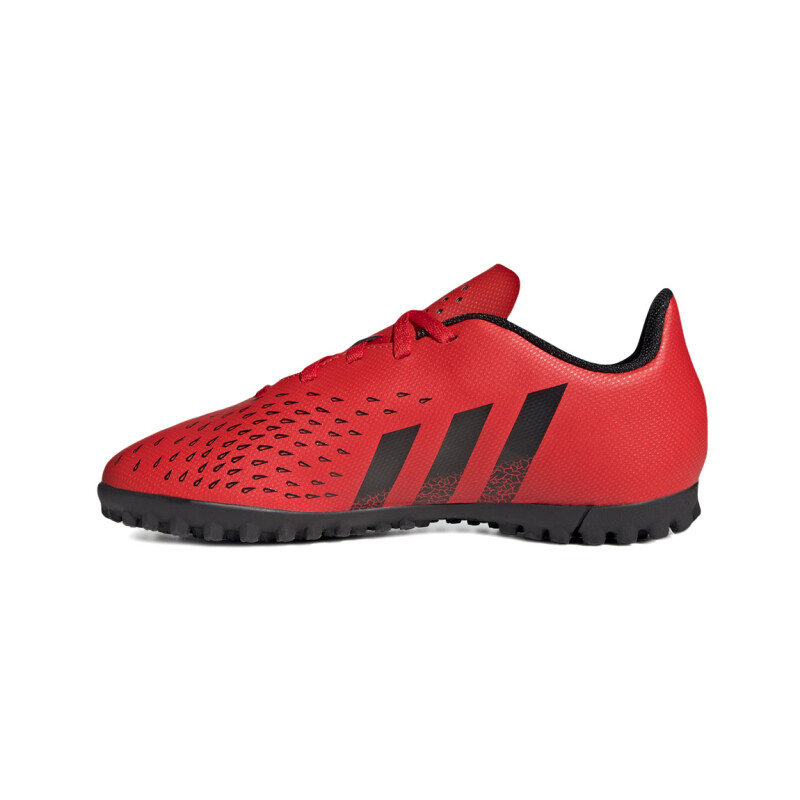 Championes de Fútbol Niño Adidas Predator Freack .4 T Rojo-Negro