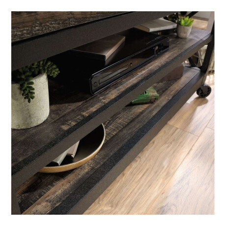 Rack para TV con Estantes Sauder Linea Steel River