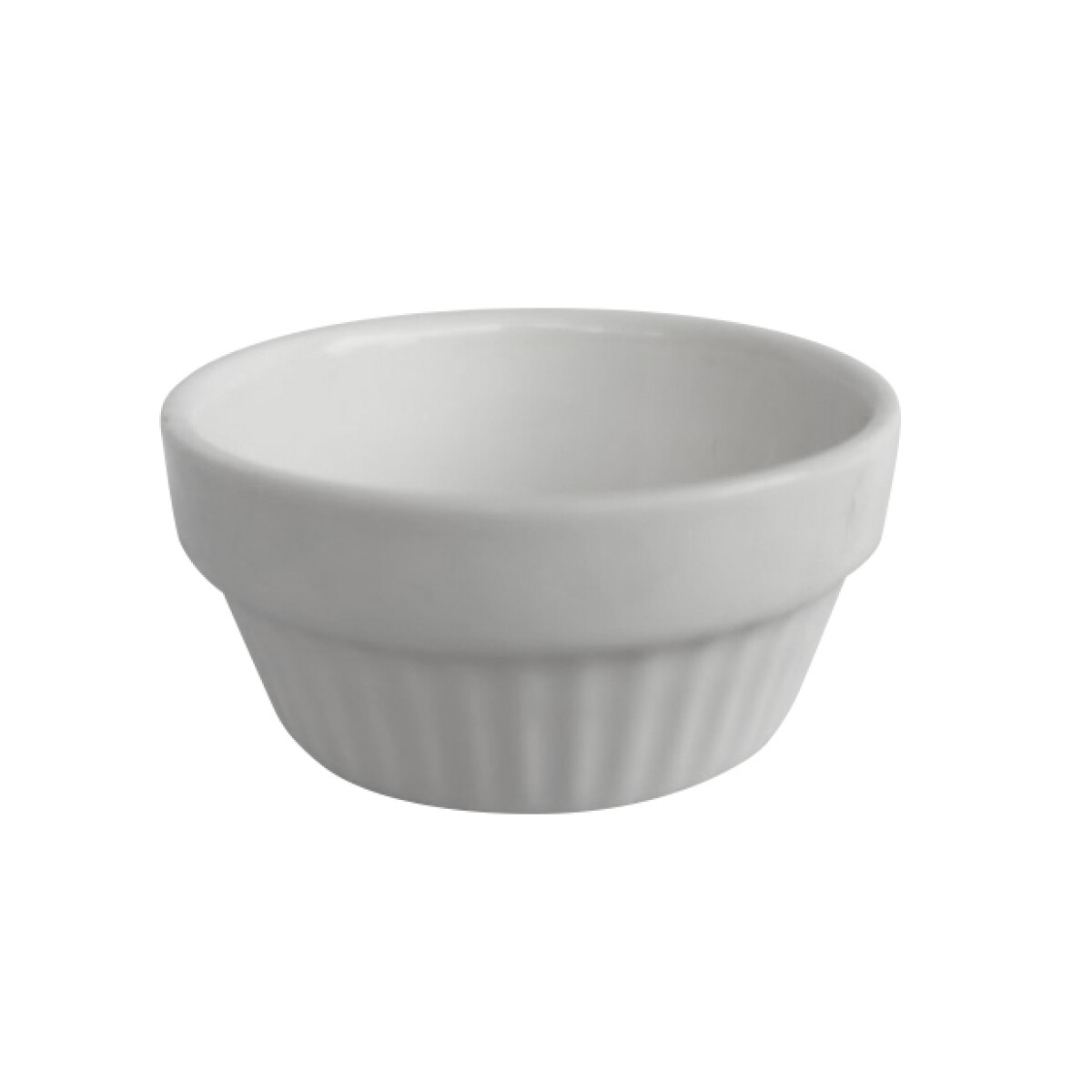 RAMEQUIN APILABLE PORCELANA D7x3CM BLANCO 