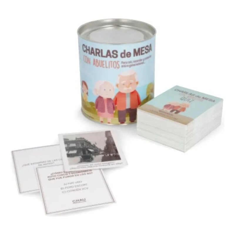 Charlas de Mesa con Abuelitos Chau Pantallas Charlas de Mesa con Abuelitos Chau Pantallas