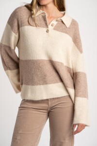 Sweater Polo Mocha