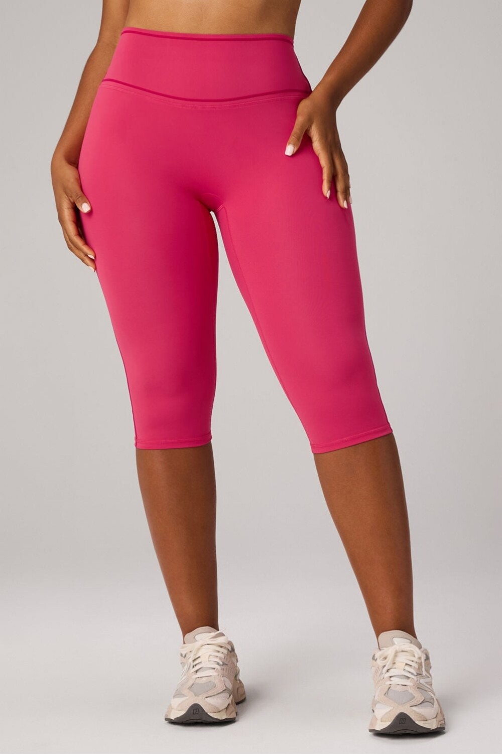 Legging The No-Seam Pureluxe Tlc High-Waisted Capri Mujer Berrylicious/Lush Berry