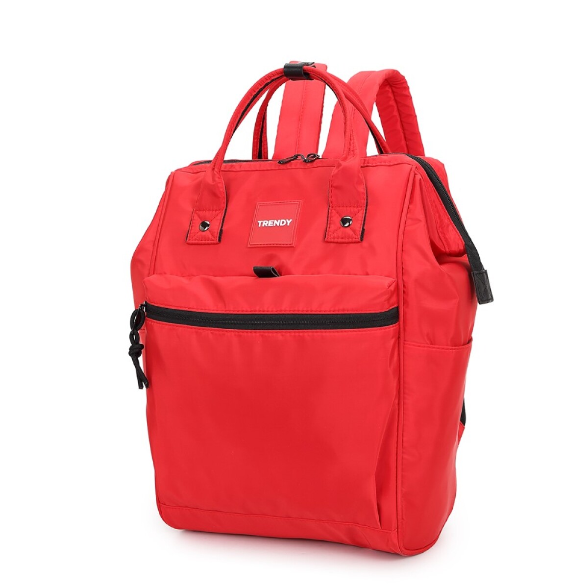 Mochila boca de pez multicierres - Rojo 