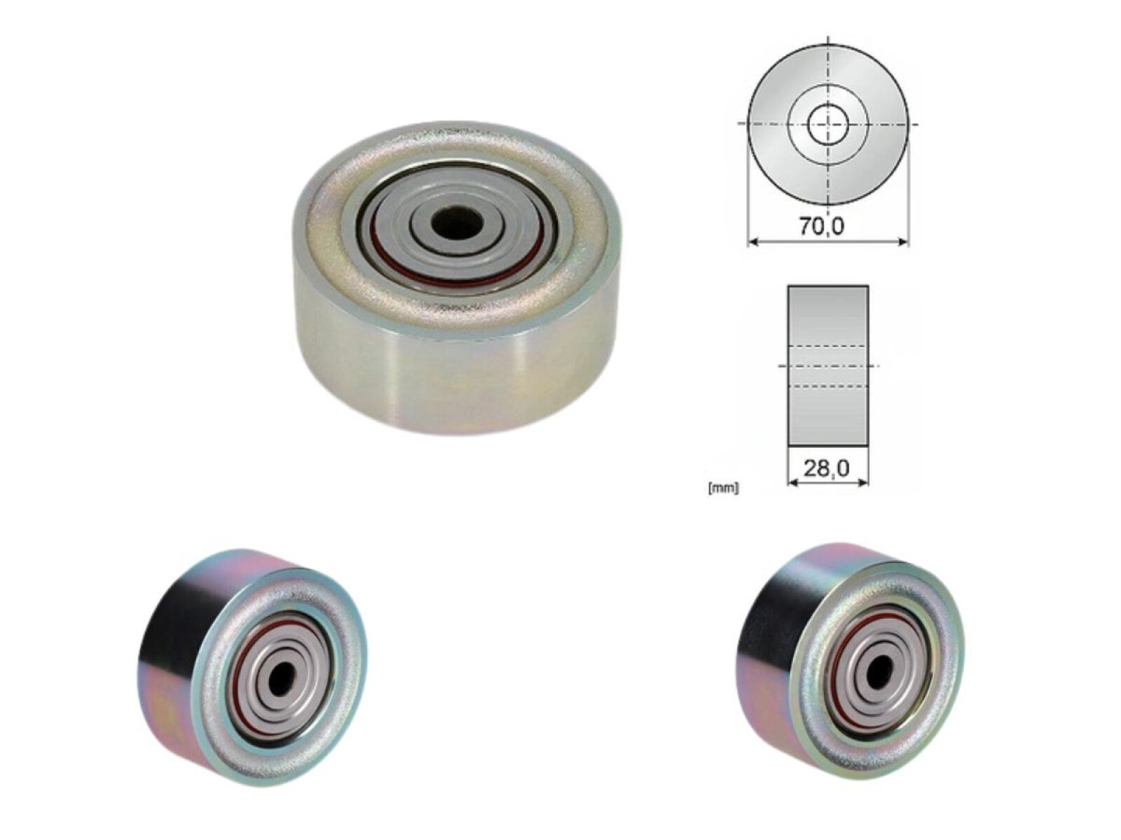 Tensor Guia Correa Toyota Hilux 18-25 