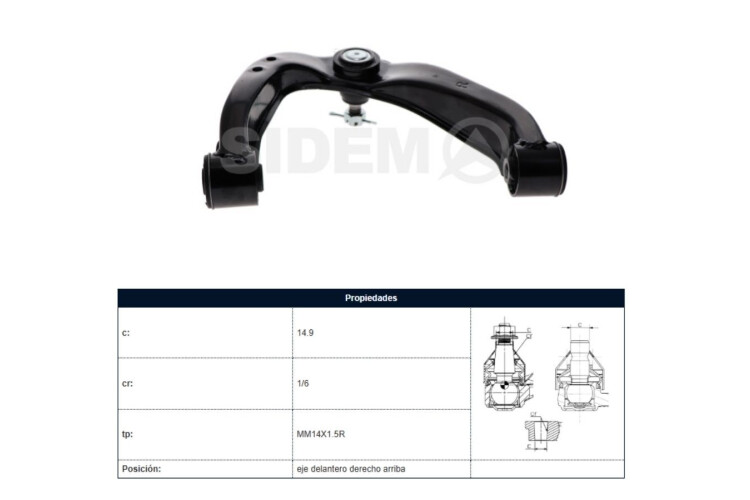 Parilla De Suspension Del Nissan D23 Frontier Np300 18-25 Der/Izq Parilla De Suspension Del Nissan D23 Frontier Np300 18-25 Der/Izq