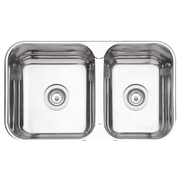 PILETA Y MEDIA DE ACERO INOXIDABLE 304 TERMINACIÓN BRILLO 69x40 CM TRAMONTINA Pileta Y Media De Acero Inoxidable 304 Terminación Brillo 69x40 Cm Tramontina