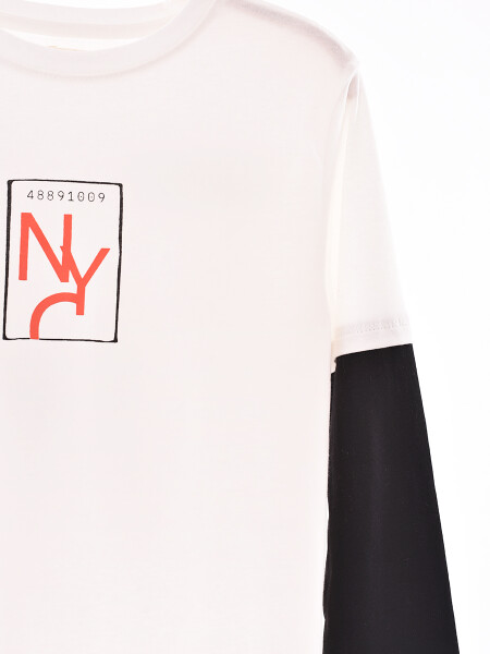 REMERA LUKEN OFF WHITE