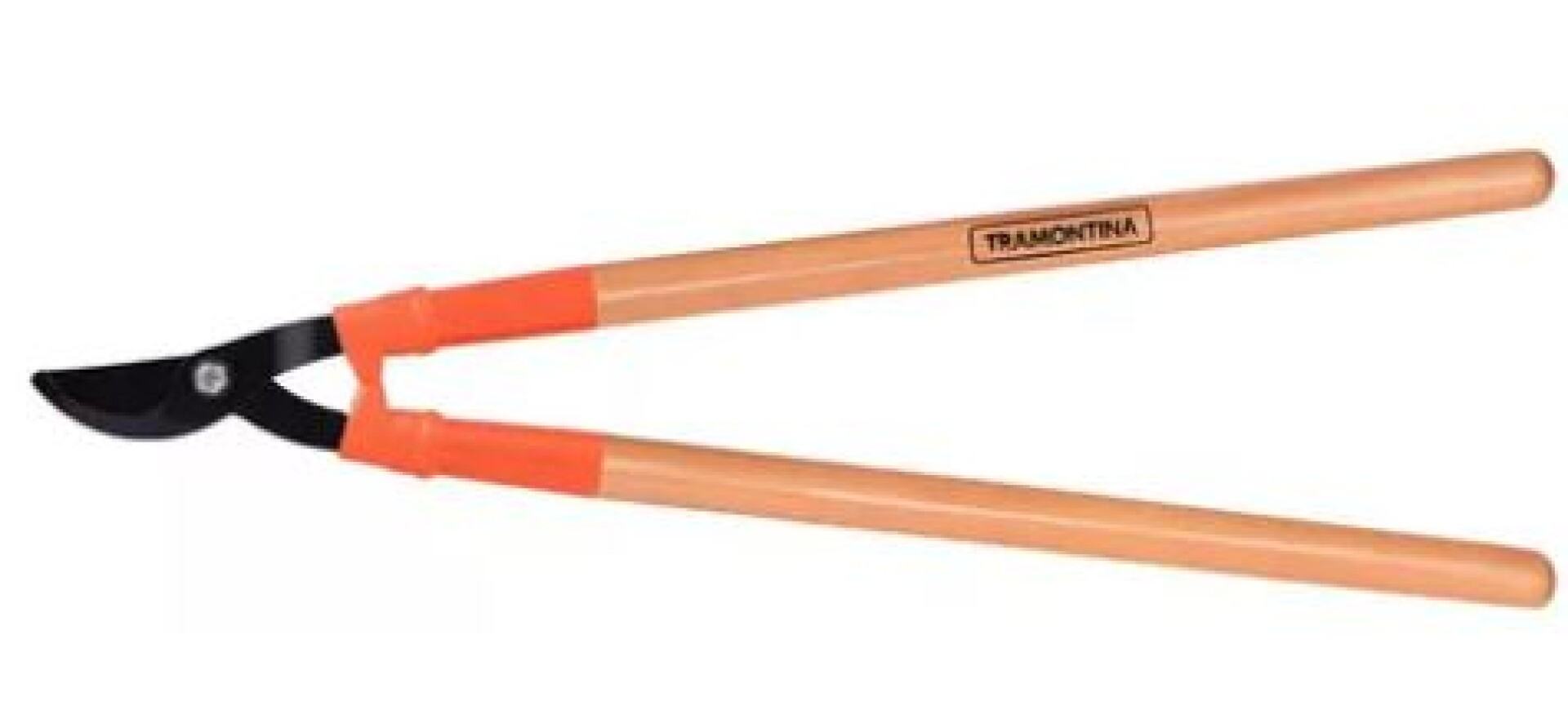 Tijera De Podar Con Mango De Madera 60cm Tramontina Color Naranja 