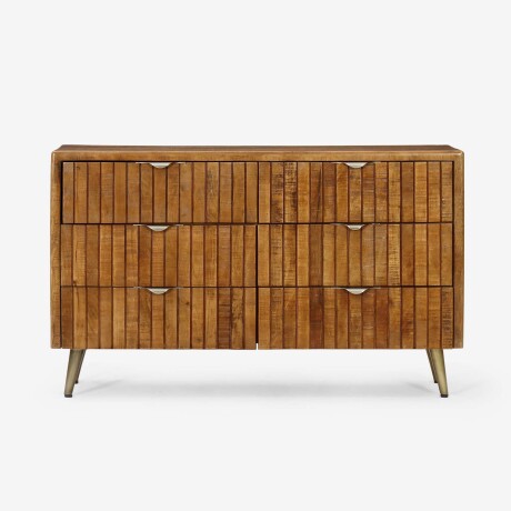 CÓMODA 125CM MADERA MARRON RENEE