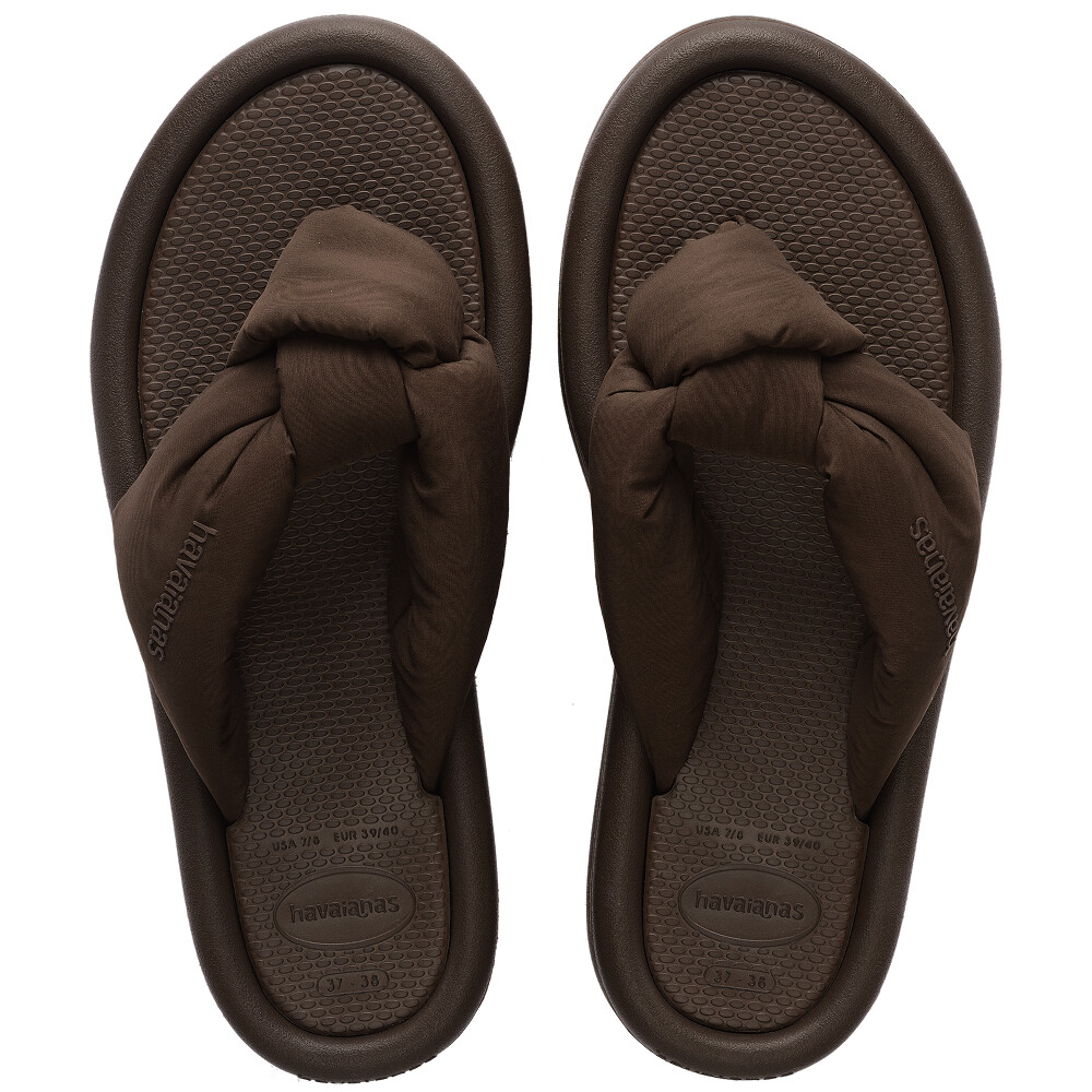 Sandalias Havaianas Over Puffed Mujer Cafe