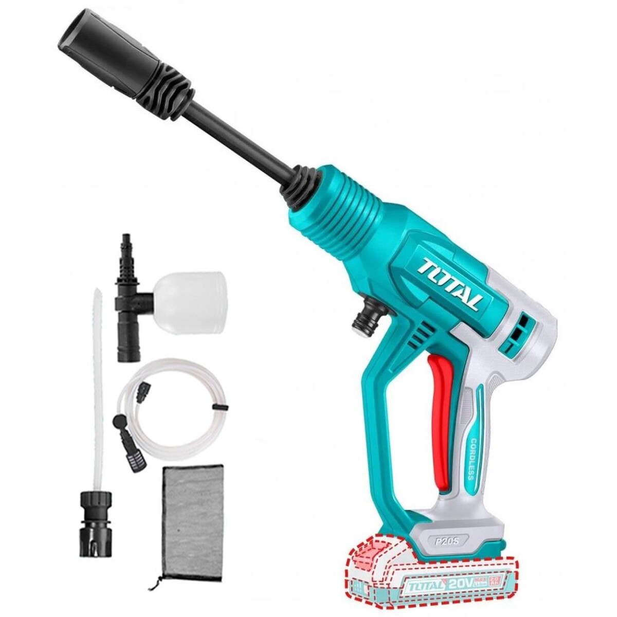 Hidrolavadora Inalámbrica 24.8 Bar, 2.8 L/Min A Batería 20v 