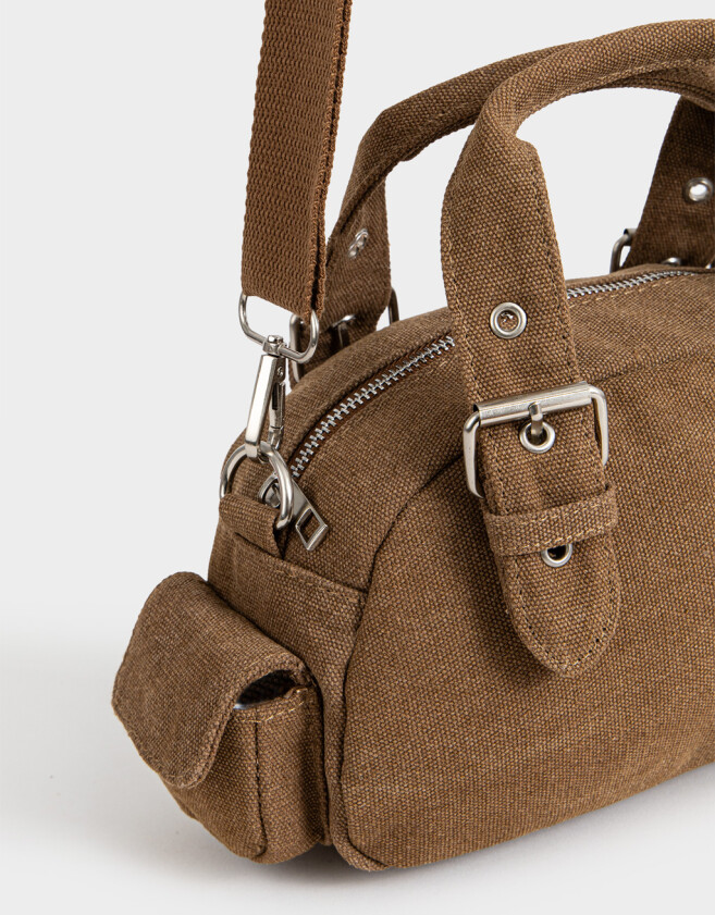 Bowling Cartera Bowling Parches - Marron Chocolate
