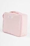 Estuche organizador con compartimentos rosa
