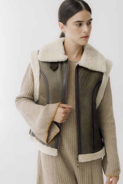 CHALECO EKO Chocolate