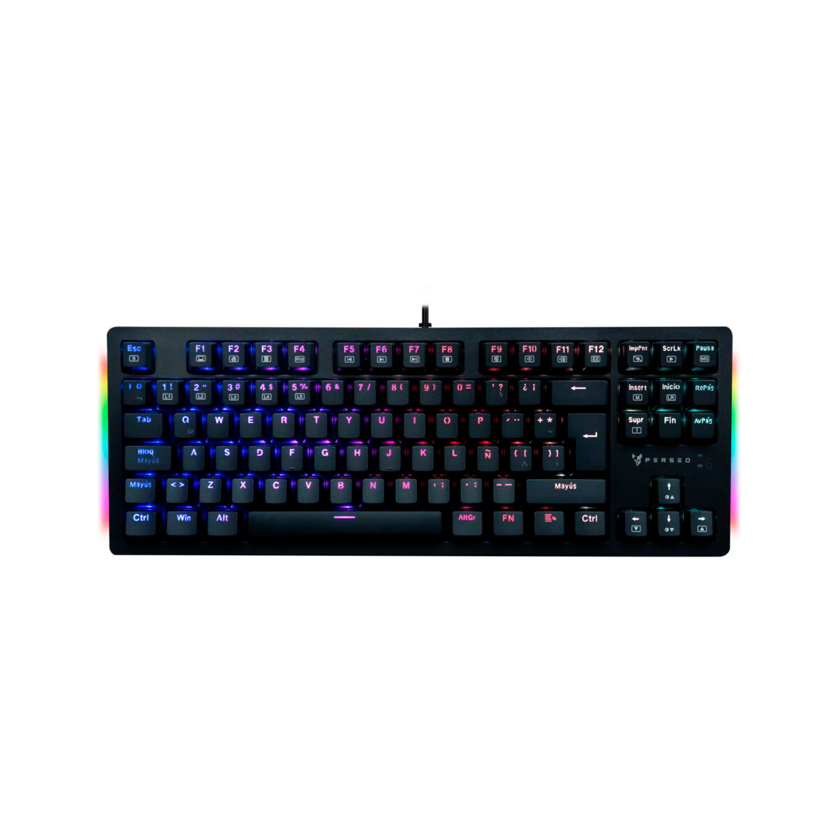 Teclado Perseo Gaming Heleus RGB - Negro 