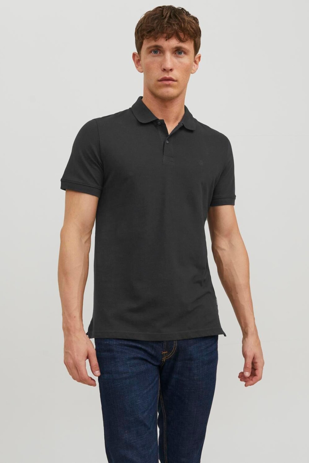 Camiseta Polo Basic Black