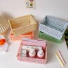 Caja de almacenamiento plegable rosa