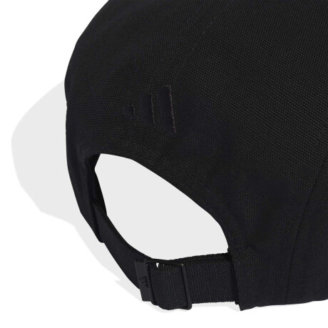 Gorra Lona De 5 Paneles Unisex Negro
