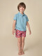 Traje De Baño Estampado Liberty Fresa Brillante