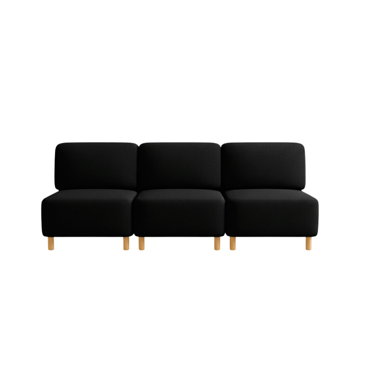 Pack x3 Sillón Modular Lumax de encastre Orebo en caja - Negro 